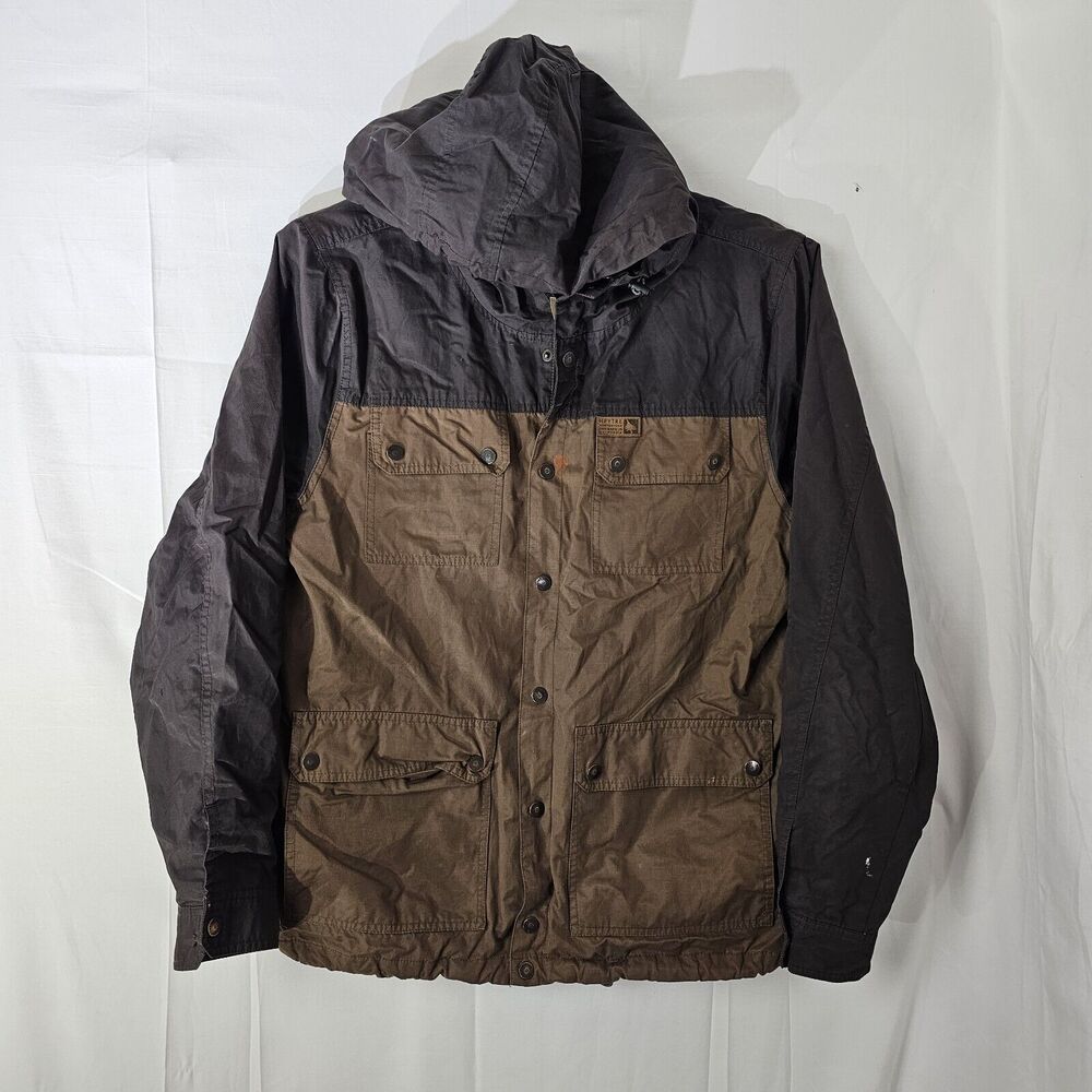 Hippie‎ Tree Hunter Series Jacket Men's Medium Full Zip Canvas Lined Mid Weight